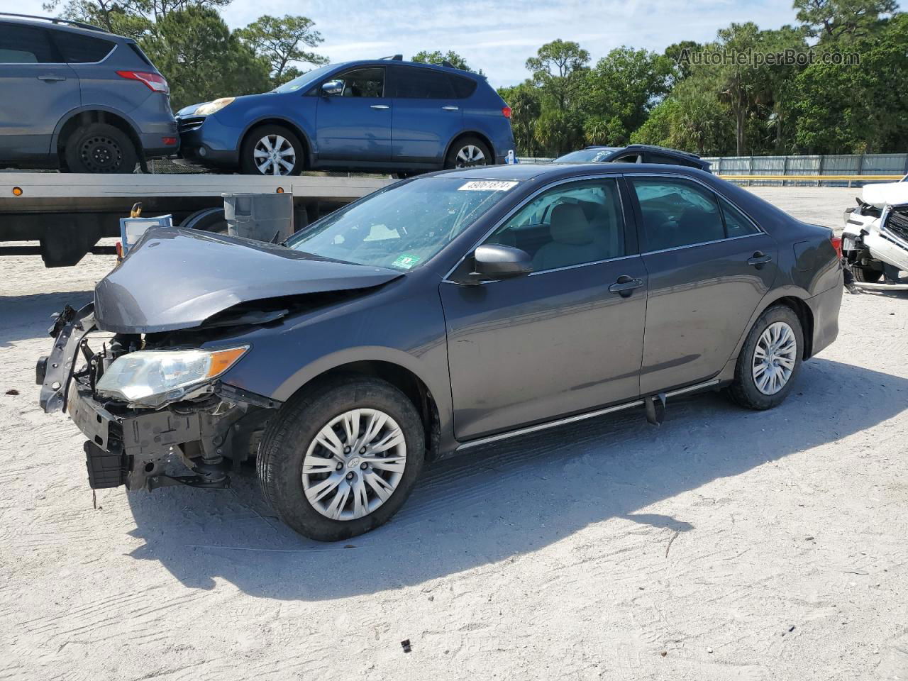 2014 Toyota Camry L Gray vin: 4T4BF1FK6ER365919