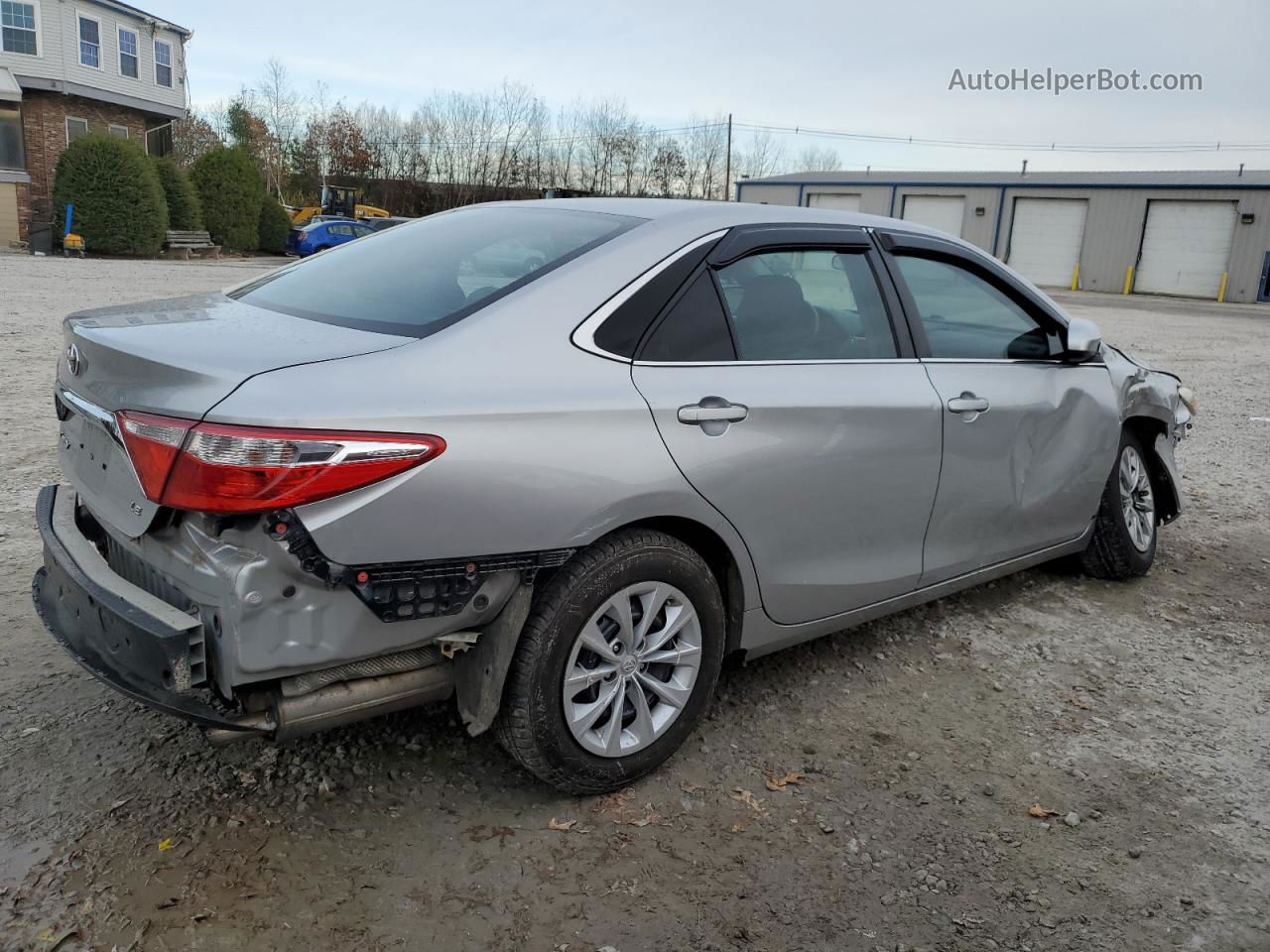 2016 Toyota Camry Le Silver vin: 4T4BF1FK6GR525686