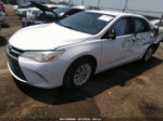 2016 Toyota Camry Xle/se/le/xse White vin: 4T4BF1FK6GR550524