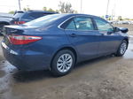 2016 Toyota Camry Le Синий vin: 4T4BF1FK6GR551270