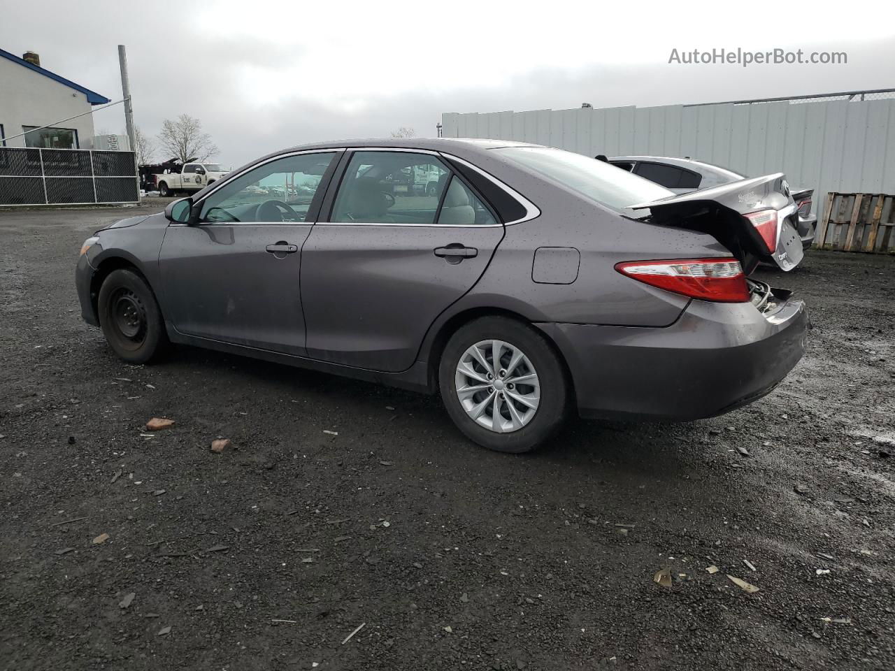 2016 Toyota Camry Le Серый vin: 4T4BF1FK6GR556985