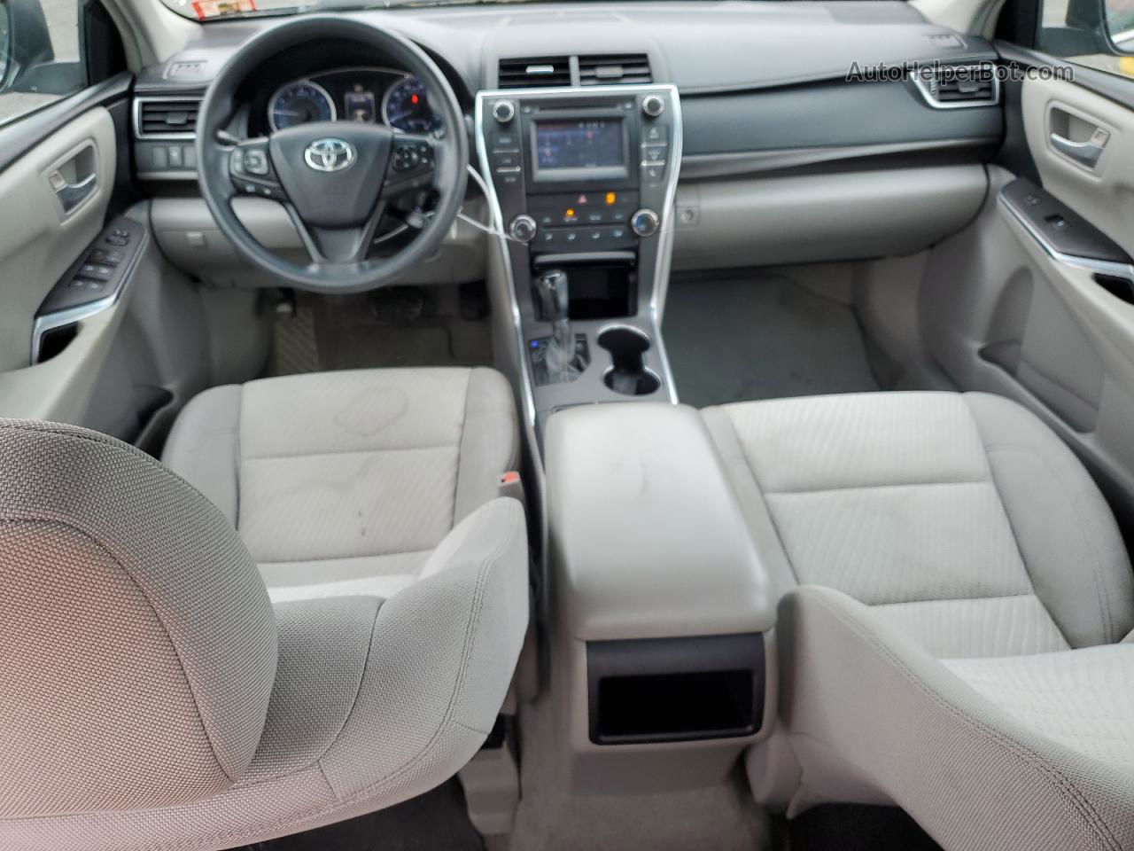 2016 Toyota Camry Le Серый vin: 4T4BF1FK6GR556985