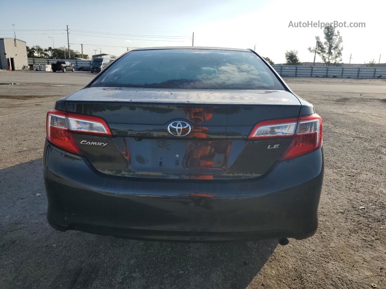 2012 Toyota Camry Base Черный vin: 4T4BF1FK7CR173485