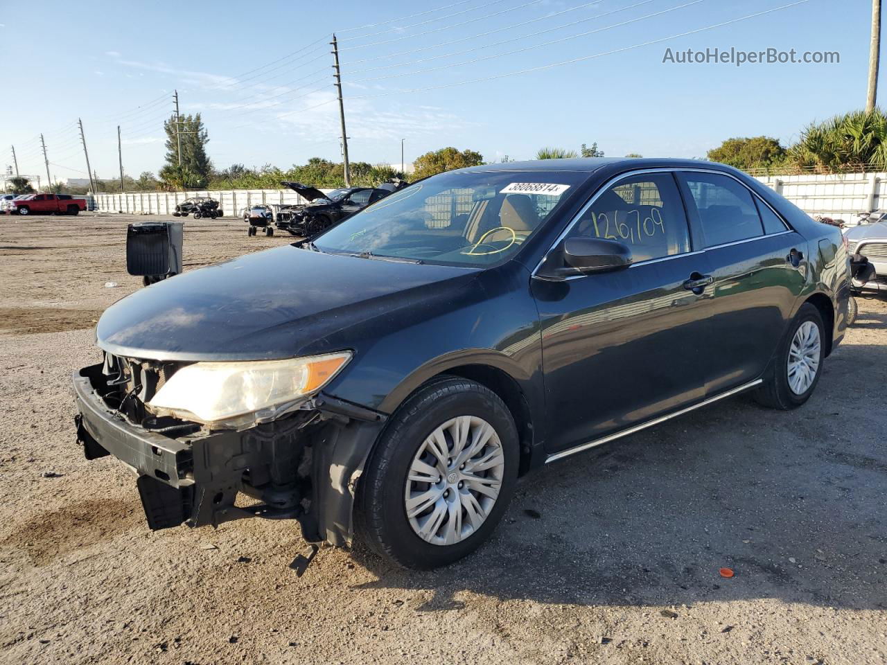 2012 Toyota Camry Base Черный vin: 4T4BF1FK7CR173485