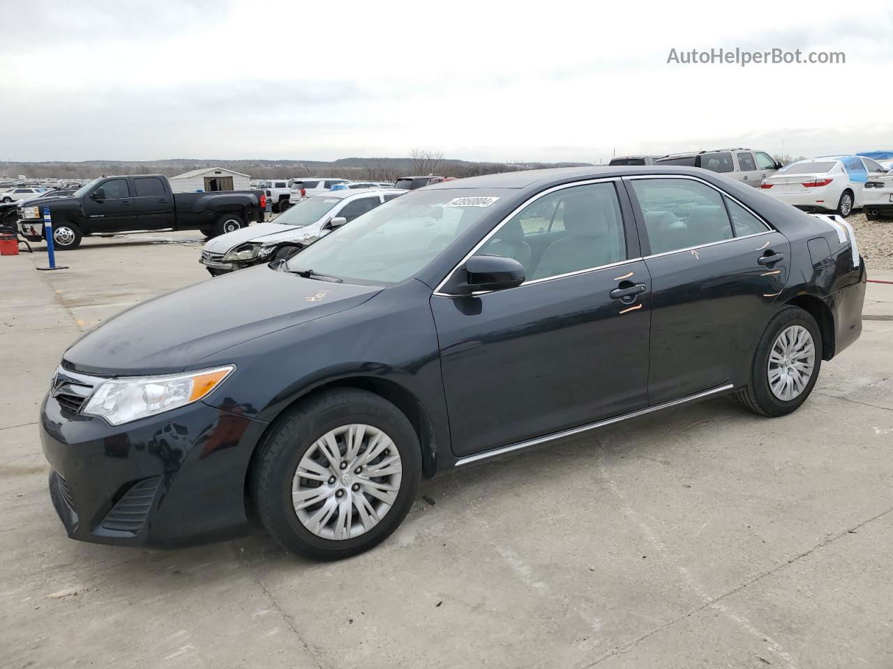 2012 Toyota Camry Base Черный vin: 4T4BF1FK7CR174720