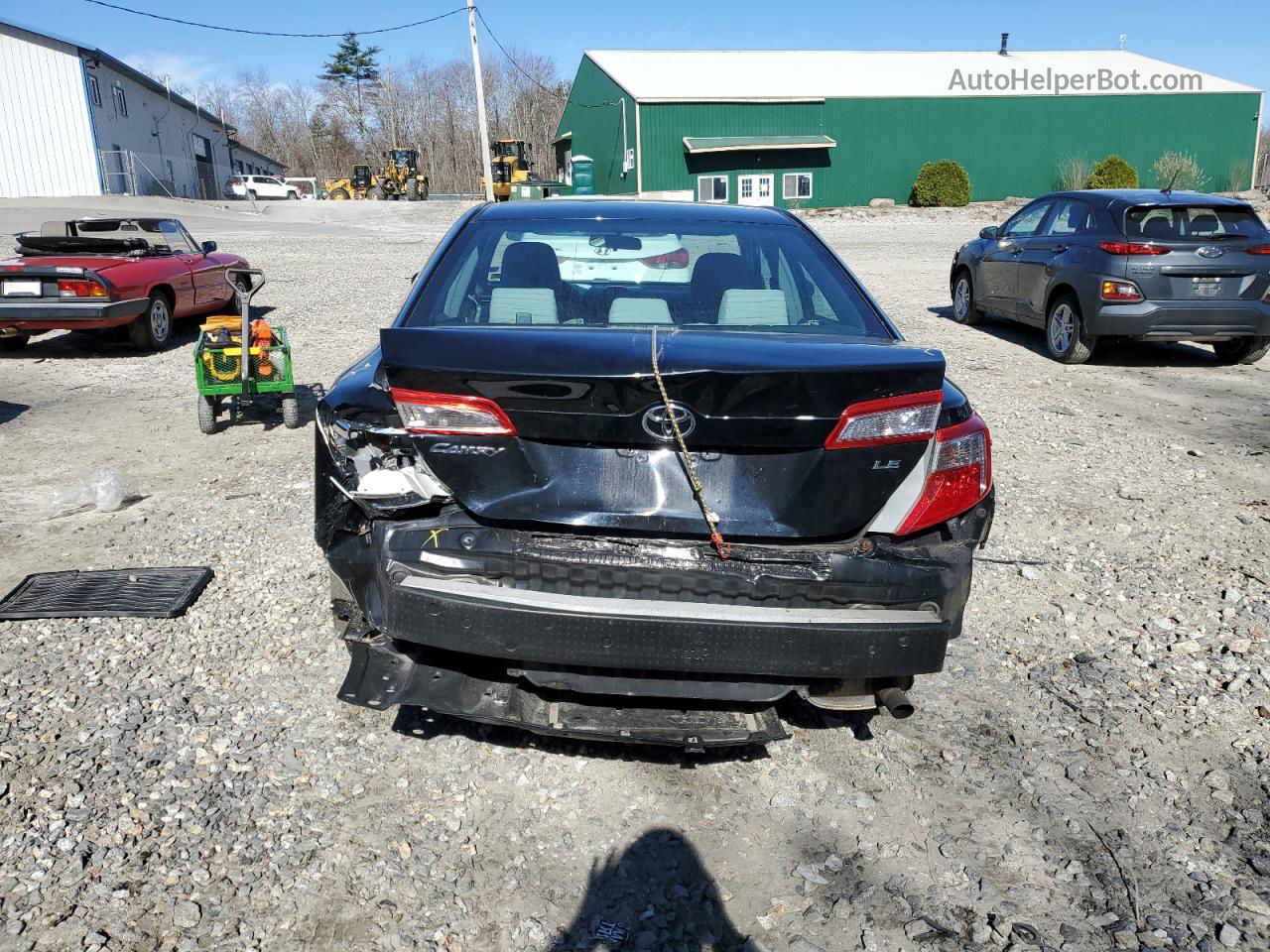 2012 Toyota Camry Base Black vin: 4T4BF1FK7CR187550