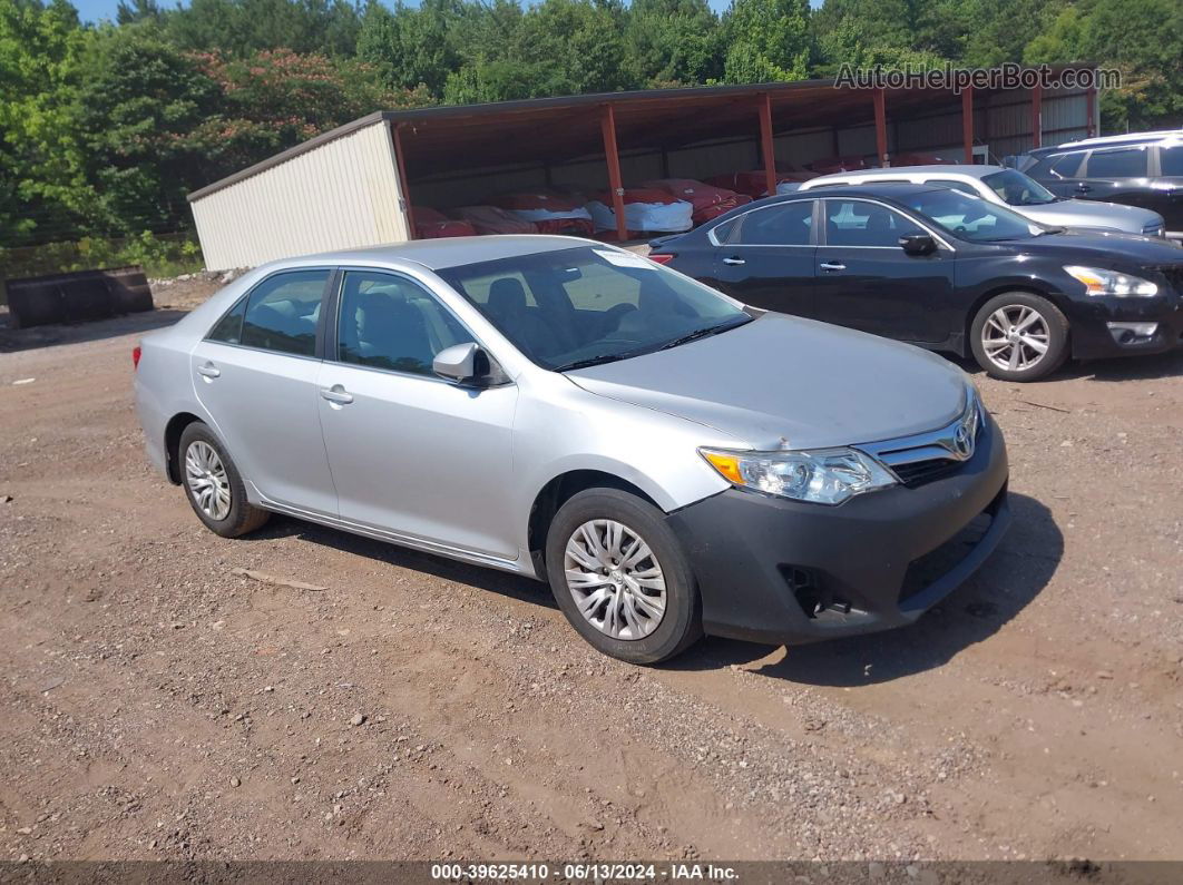 2012 Toyota Camry Le Silver vin: 4T4BF1FK7CR204475