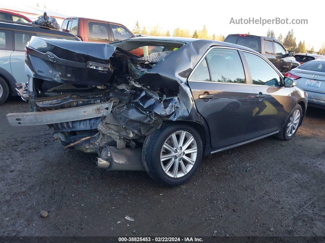 2012 Toyota Camry Xle Серый vin: 4T4BF1FK7CR209627