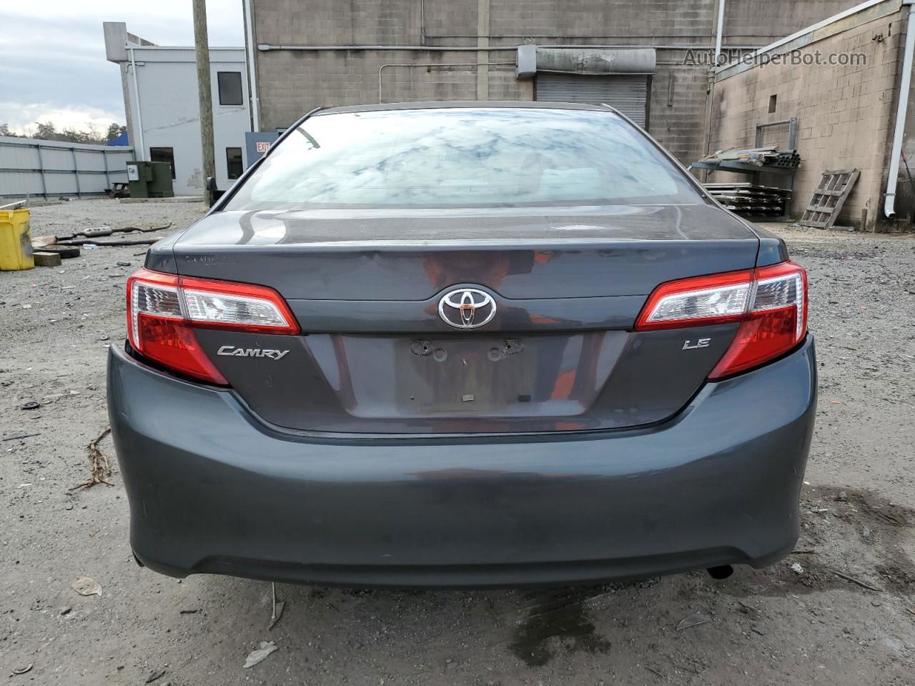 2012 Toyota Camry Base Серый vin: 4T4BF1FK7CR225441