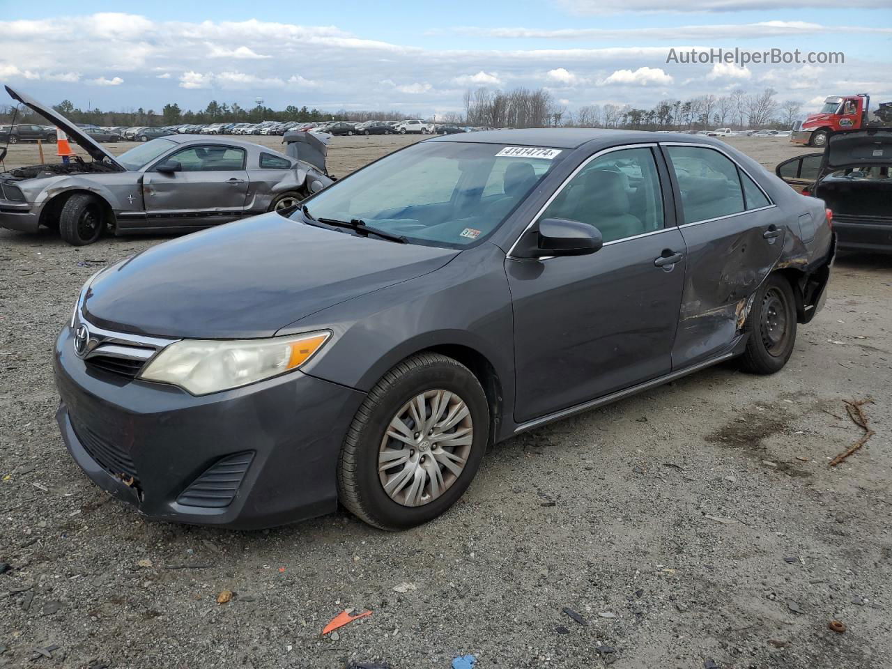 2012 Toyota Camry Base Серый vin: 4T4BF1FK7CR225441