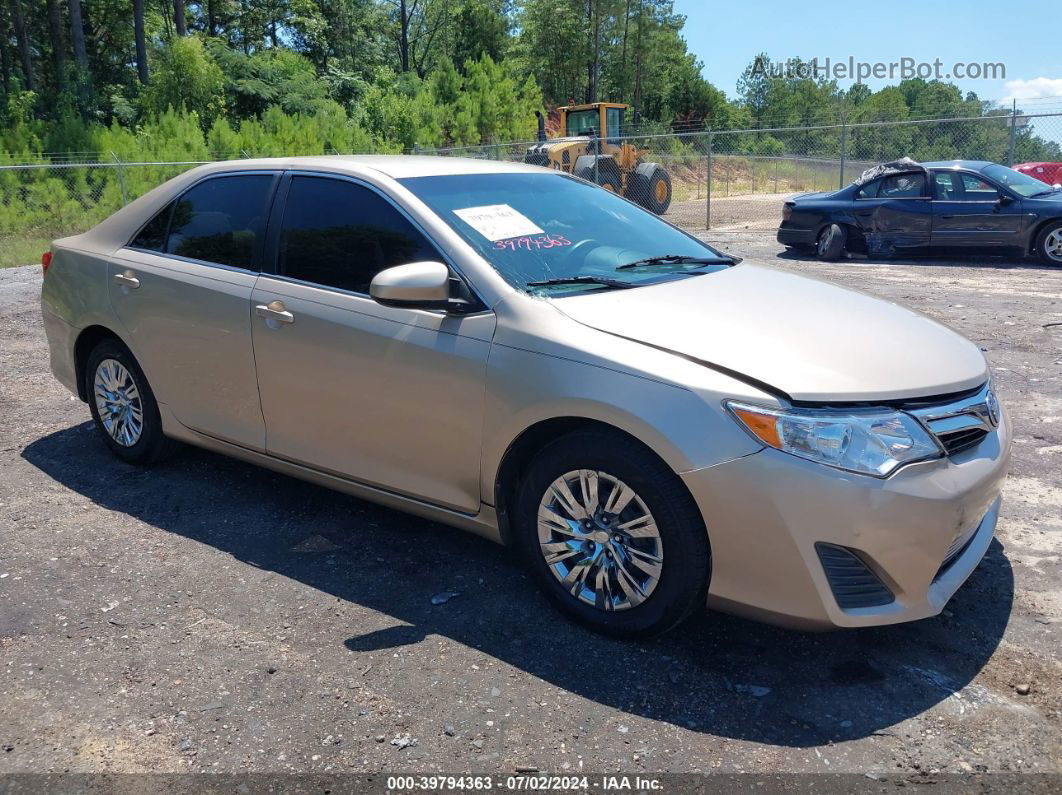 2012 Toyota Camry L Gold vin: 4T4BF1FK7CR258178