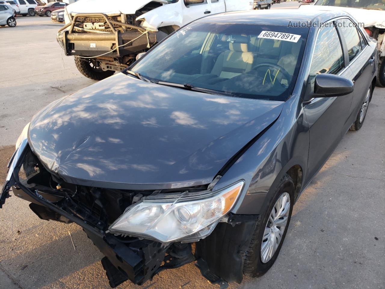 2012 Toyota Camry Base Charcoal vin: 4T4BF1FK7CR258410