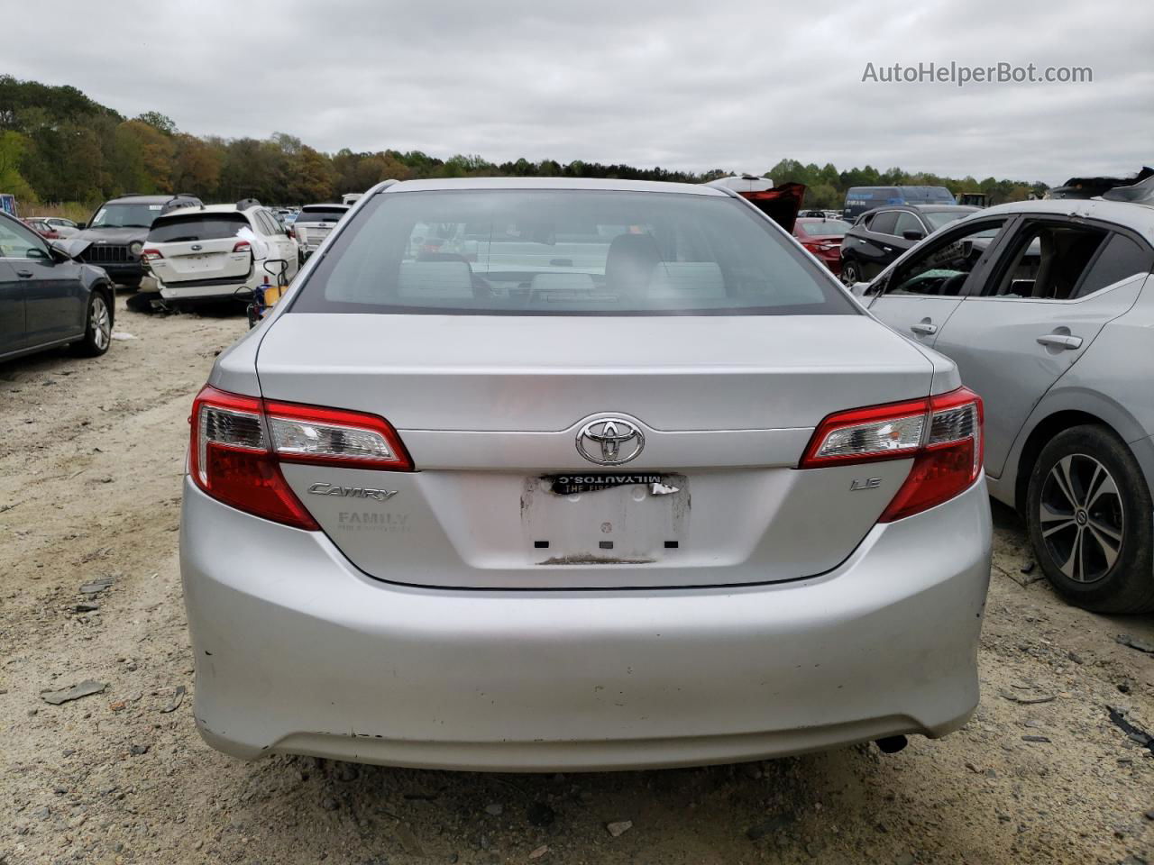 2012 Toyota Camry Base Silver vin: 4T4BF1FK7CR261162