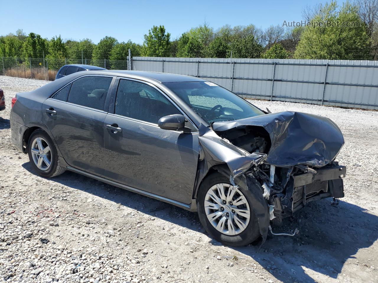 2013 Toyota Camry L Серый vin: 4T4BF1FK7DR276262