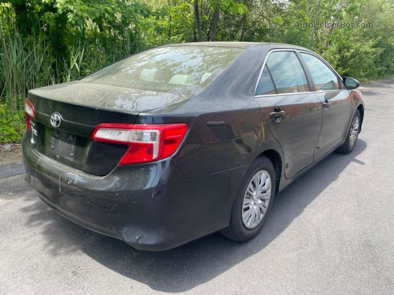 2013 Toyota Camry L Black vin: 4T4BF1FK7DR293885