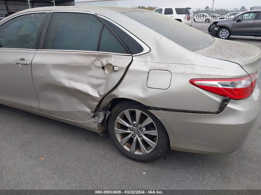 2016 Toyota Camry Xle Beige vin: 4T4BF1FK7GR554162