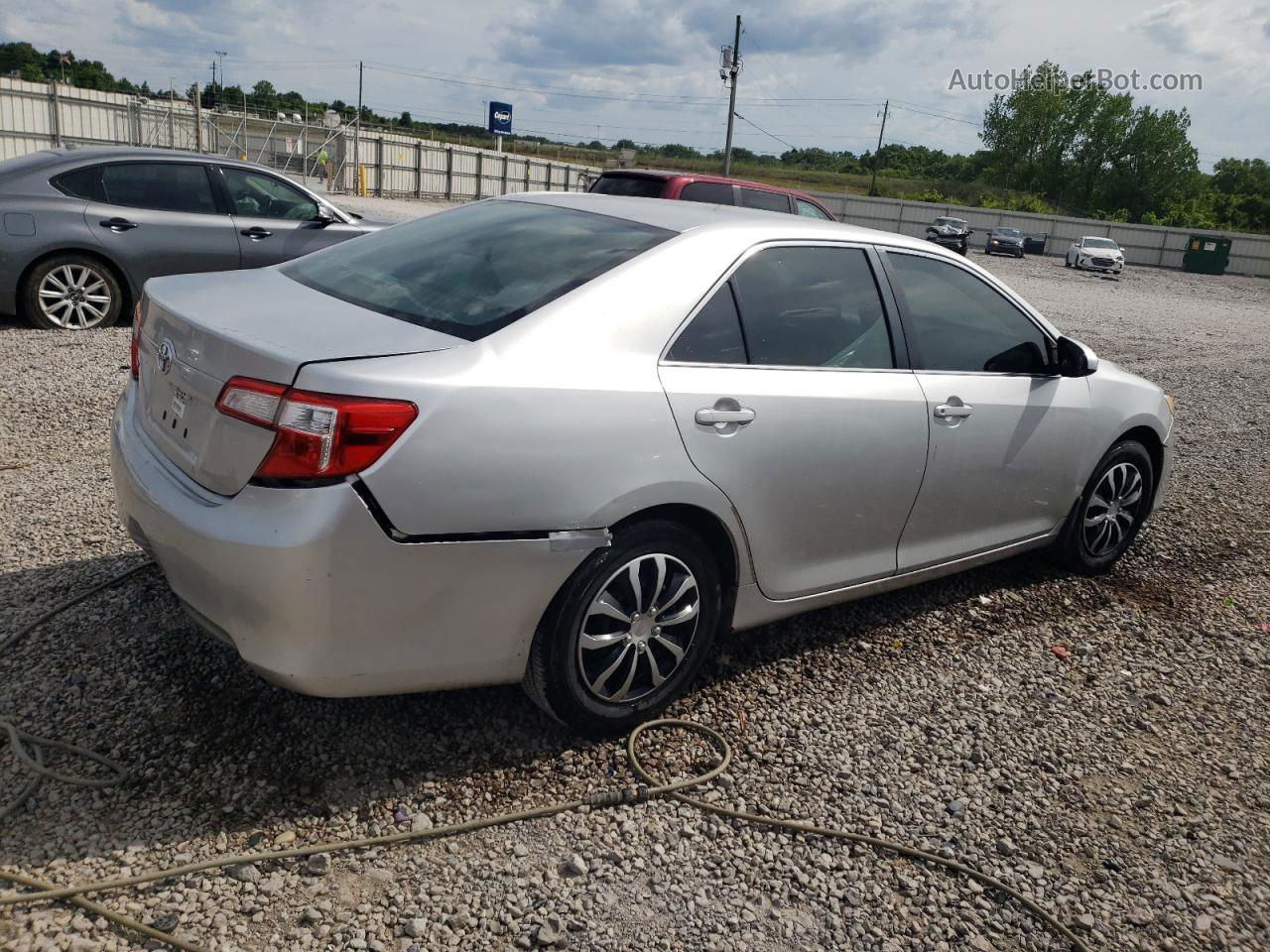 2012 Toyota Camry Base Silver vin: 4T4BF1FK8CR182115