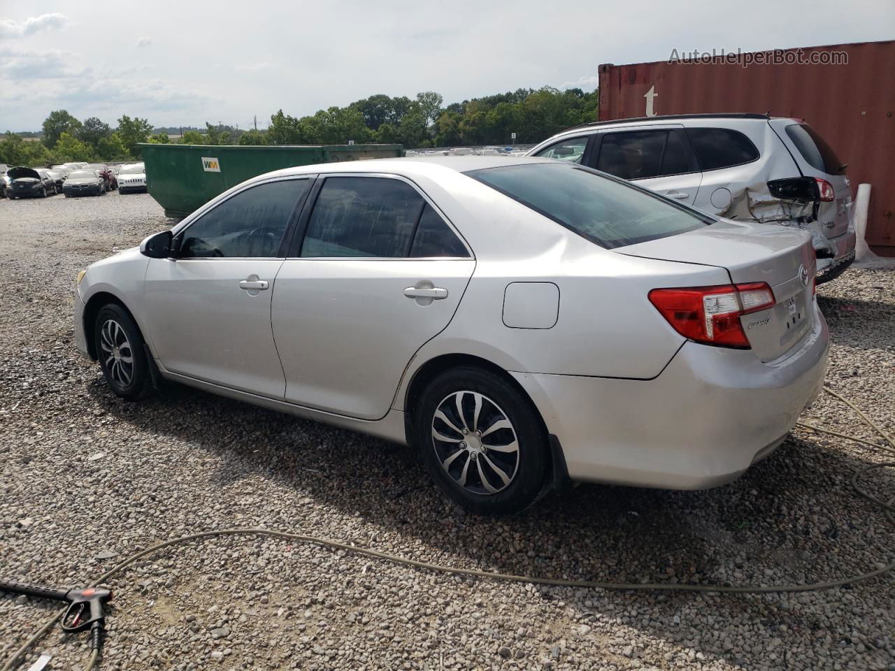 2012 Toyota Camry Base Silver vin: 4T4BF1FK8CR182115