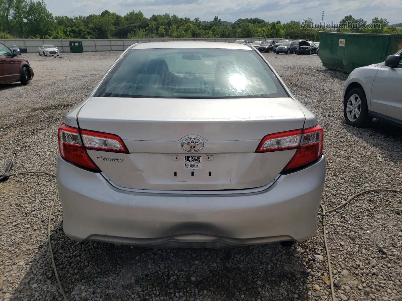 2012 Toyota Camry Base Silver vin: 4T4BF1FK8CR182115