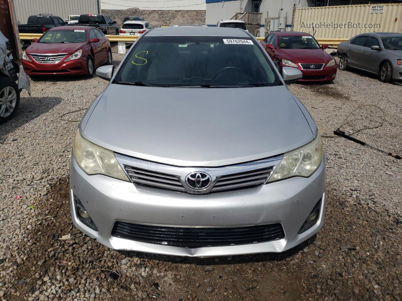 2012 Toyota Camry Base Silver vin: 4T4BF1FK8CR182115