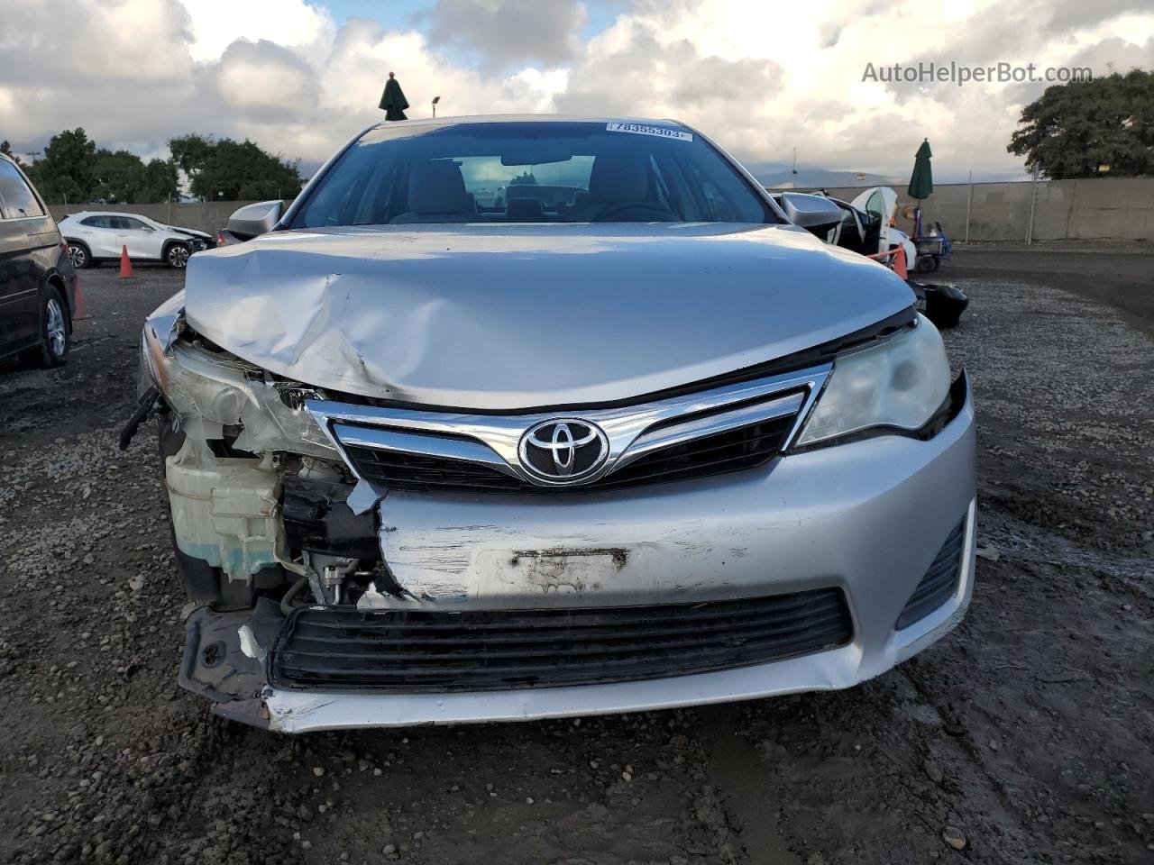 2012 Toyota Camry Base Silver vin: 4T4BF1FK8CR188948