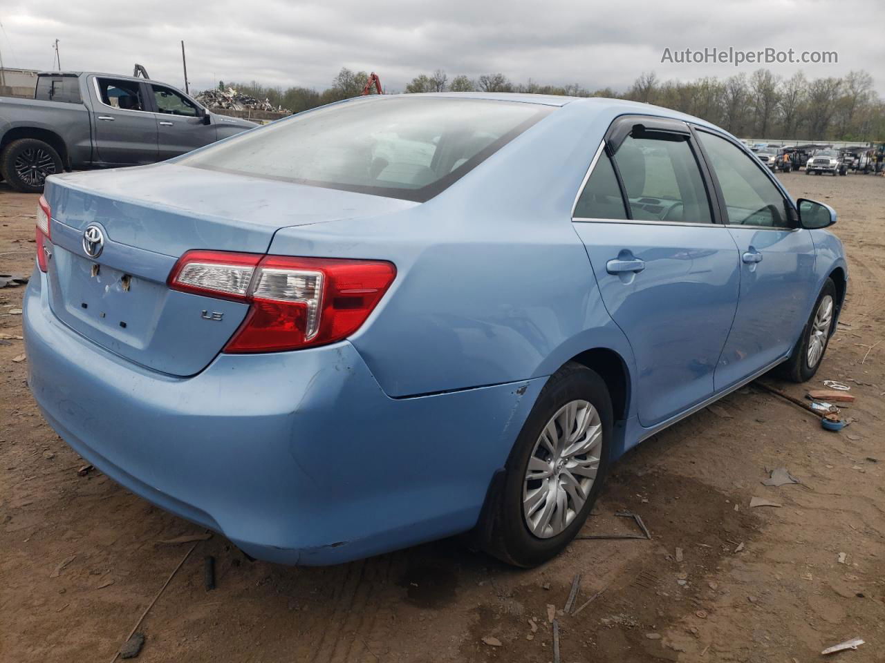 2012 Toyota Camry Base Blue vin: 4T4BF1FK8CR195172