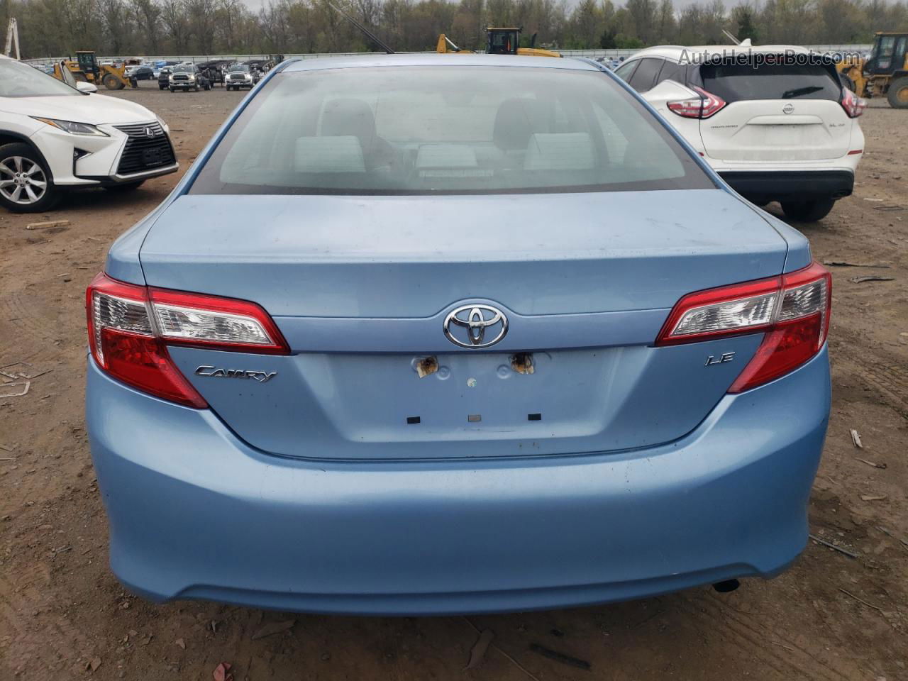 2012 Toyota Camry Base Blue vin: 4T4BF1FK8CR195172