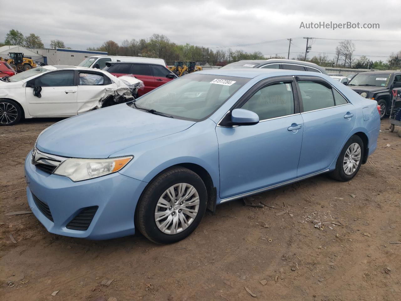 2012 Toyota Camry Base Blue vin: 4T4BF1FK8CR195172