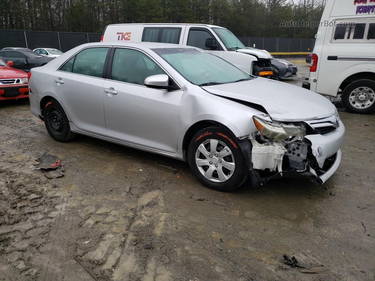 2012 Toyota Camry Base Silver vin: 4T4BF1FK8CR201066