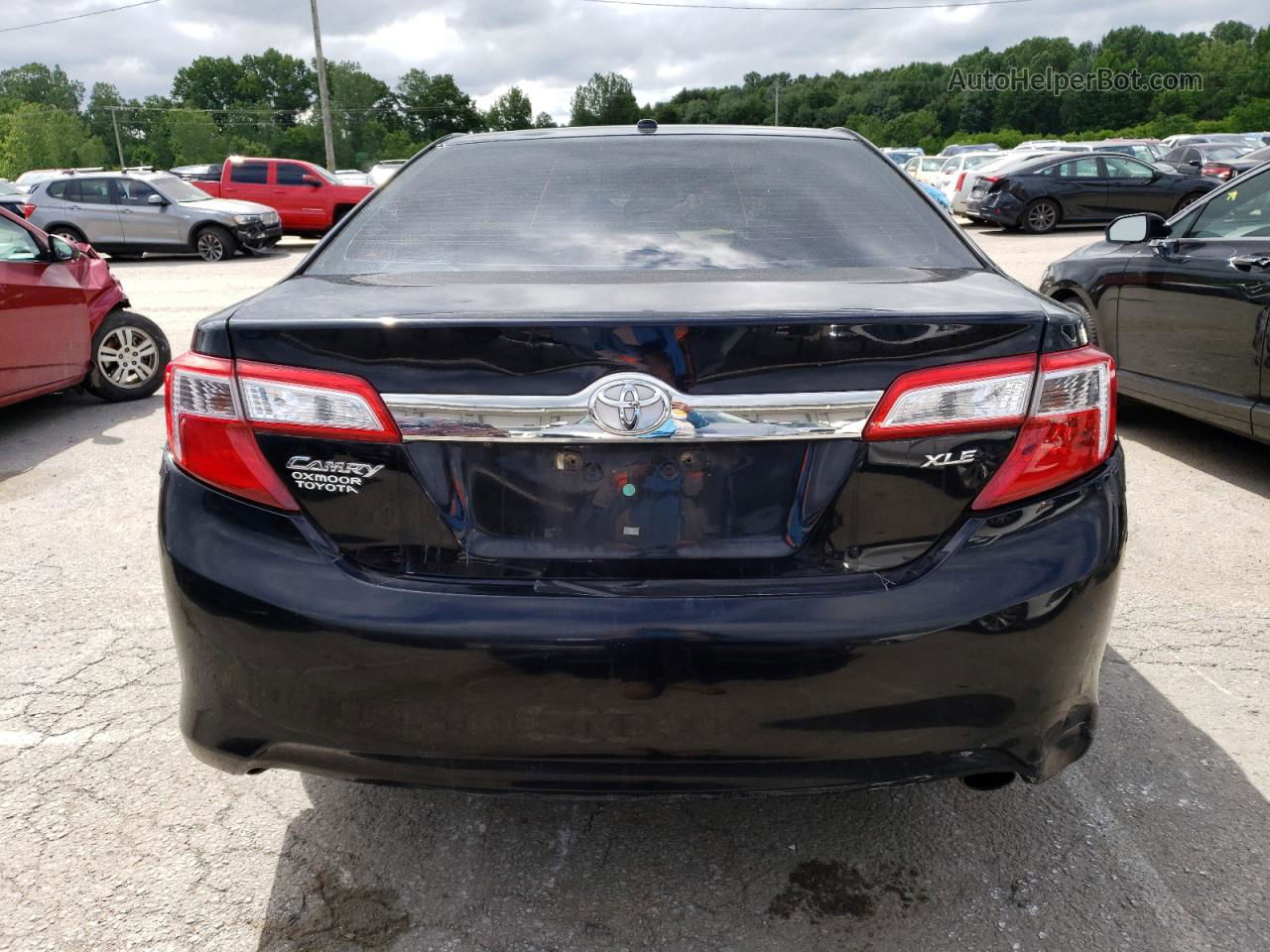 2012 Toyota Camry Base Black vin: 4T4BF1FK8CR207420