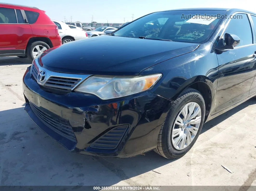 2012 Toyota Camry L Черный vin: 4T4BF1FK8CR220555