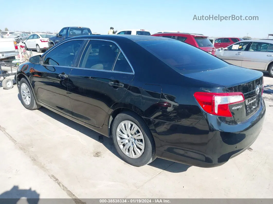 2012 Toyota Camry L Черный vin: 4T4BF1FK8CR220555