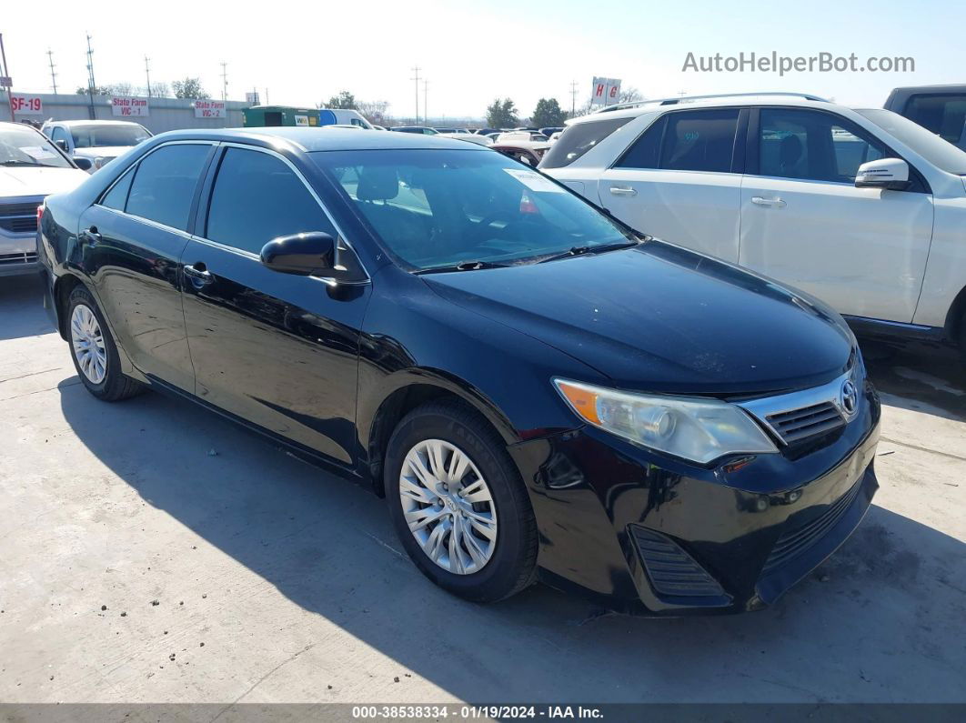 2012 Toyota Camry L Черный vin: 4T4BF1FK8CR220555