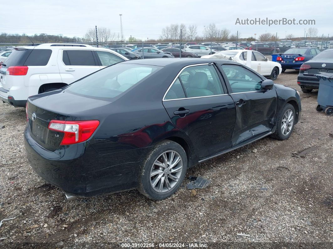 2012 Toyota Camry Se/le/xle Black vin: 4T4BF1FK8CR221530