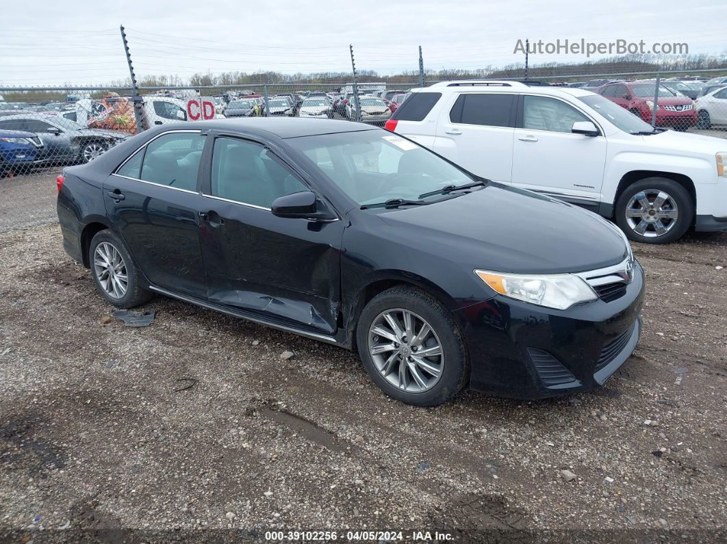 2012 Toyota Camry Se/le/xle Black vin: 4T4BF1FK8CR221530