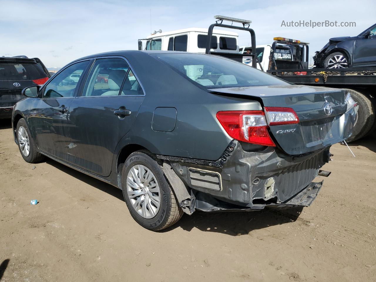 2012 Toyota Camry Base Green vin: 4T4BF1FK8CR226193