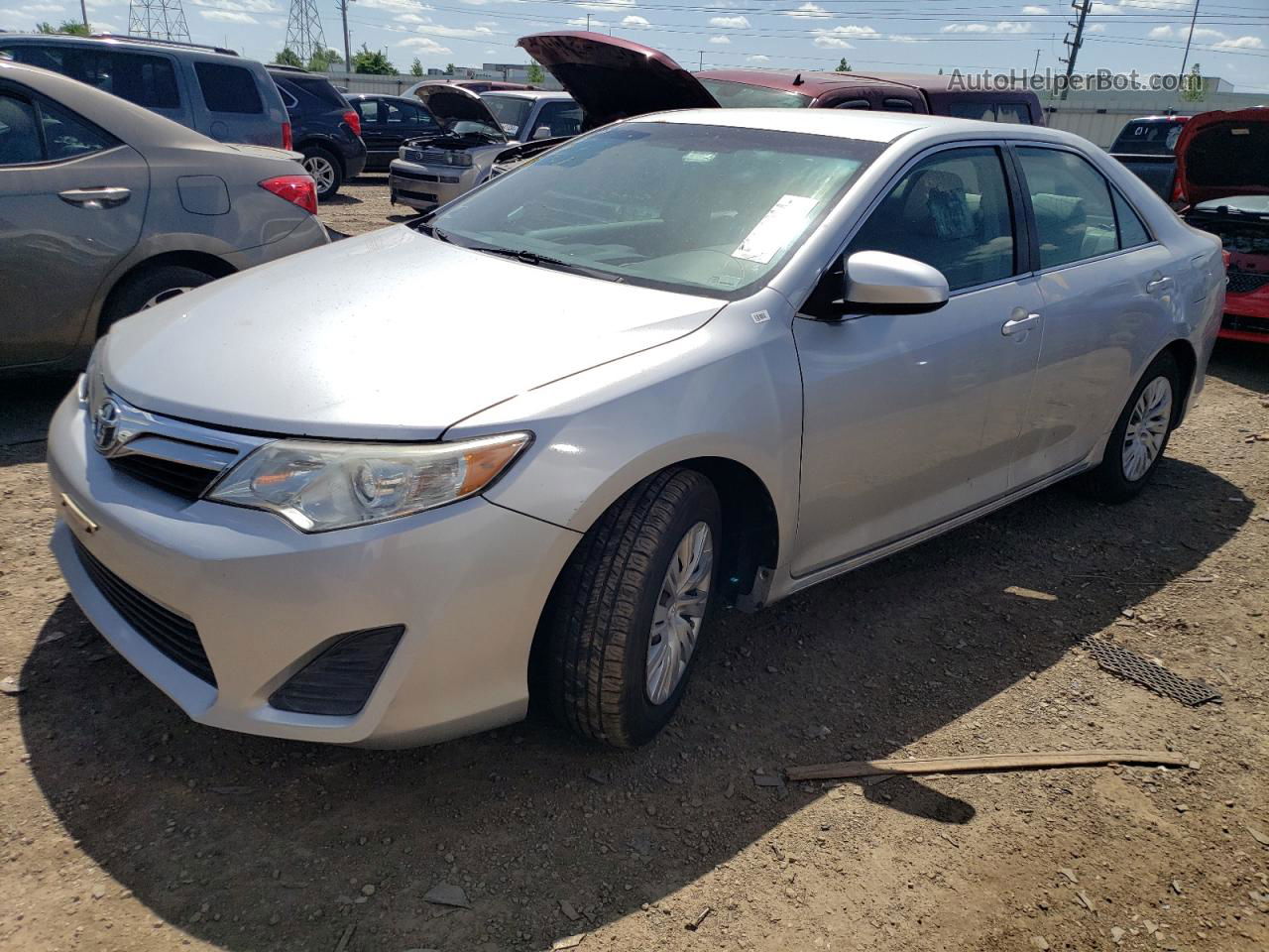 2012 Toyota Camry Base Silver vin: 4T4BF1FK8CR259310