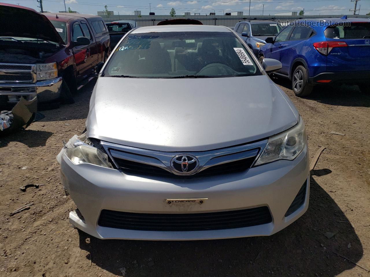 2012 Toyota Camry Base Silver vin: 4T4BF1FK8CR259310