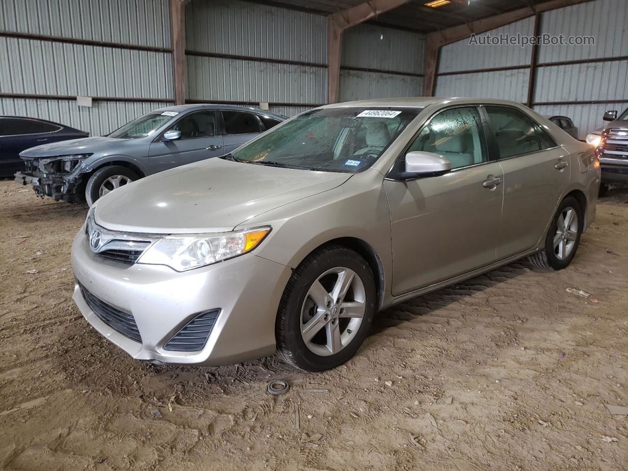 2013 Toyota Camry L Beige vin: 4T4BF1FK8DR334508