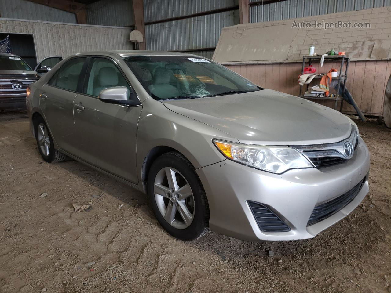 2013 Toyota Camry L Beige vin: 4T4BF1FK8DR334508