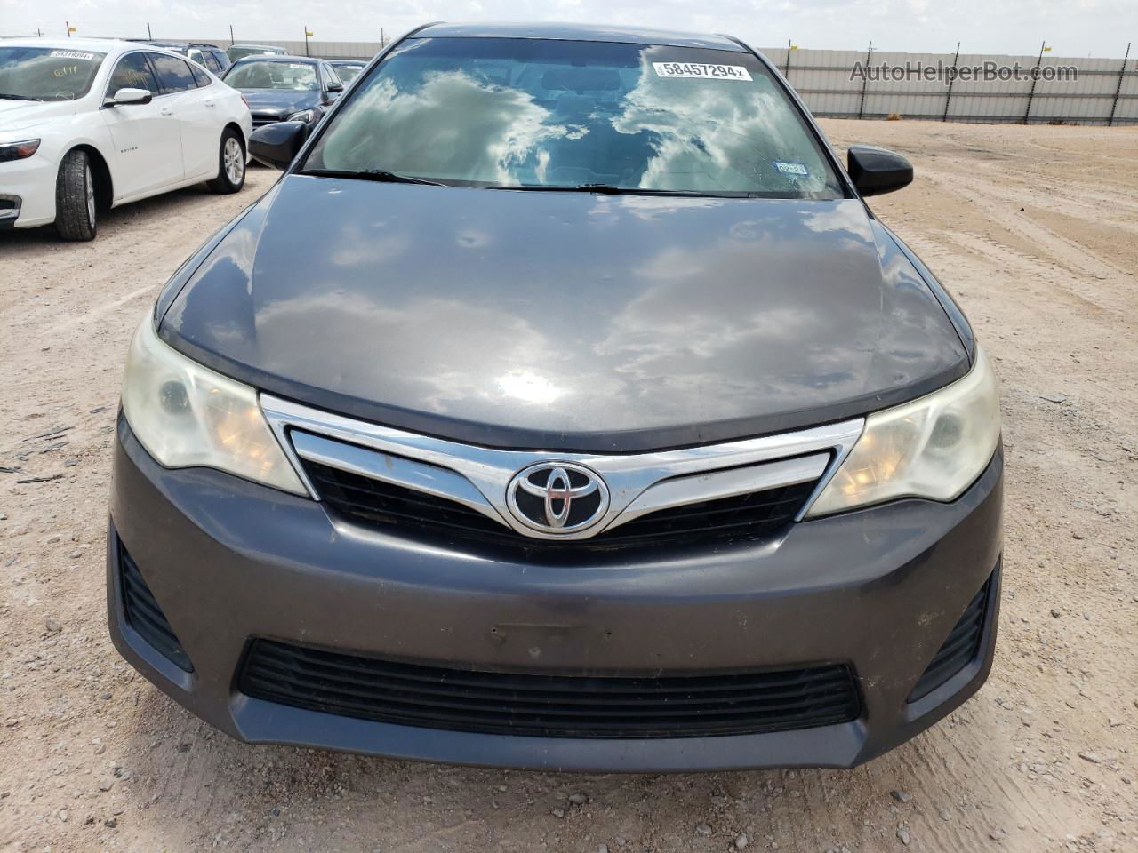 2014 Toyota Camry L Gray vin: 4T4BF1FK8ER409919