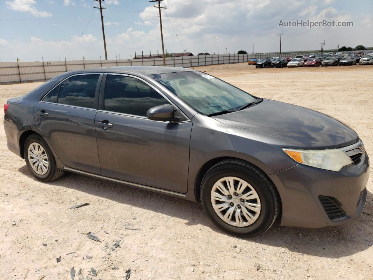 2014 Toyota Camry L Gray vin: 4T4BF1FK8ER409919