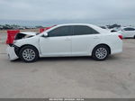 2014 Toyota Camry Le White vin: 4T4BF1FK8ER443231