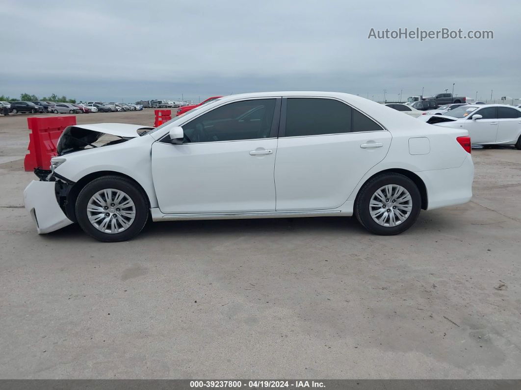 2014 Toyota Camry Le White vin: 4T4BF1FK8ER443231