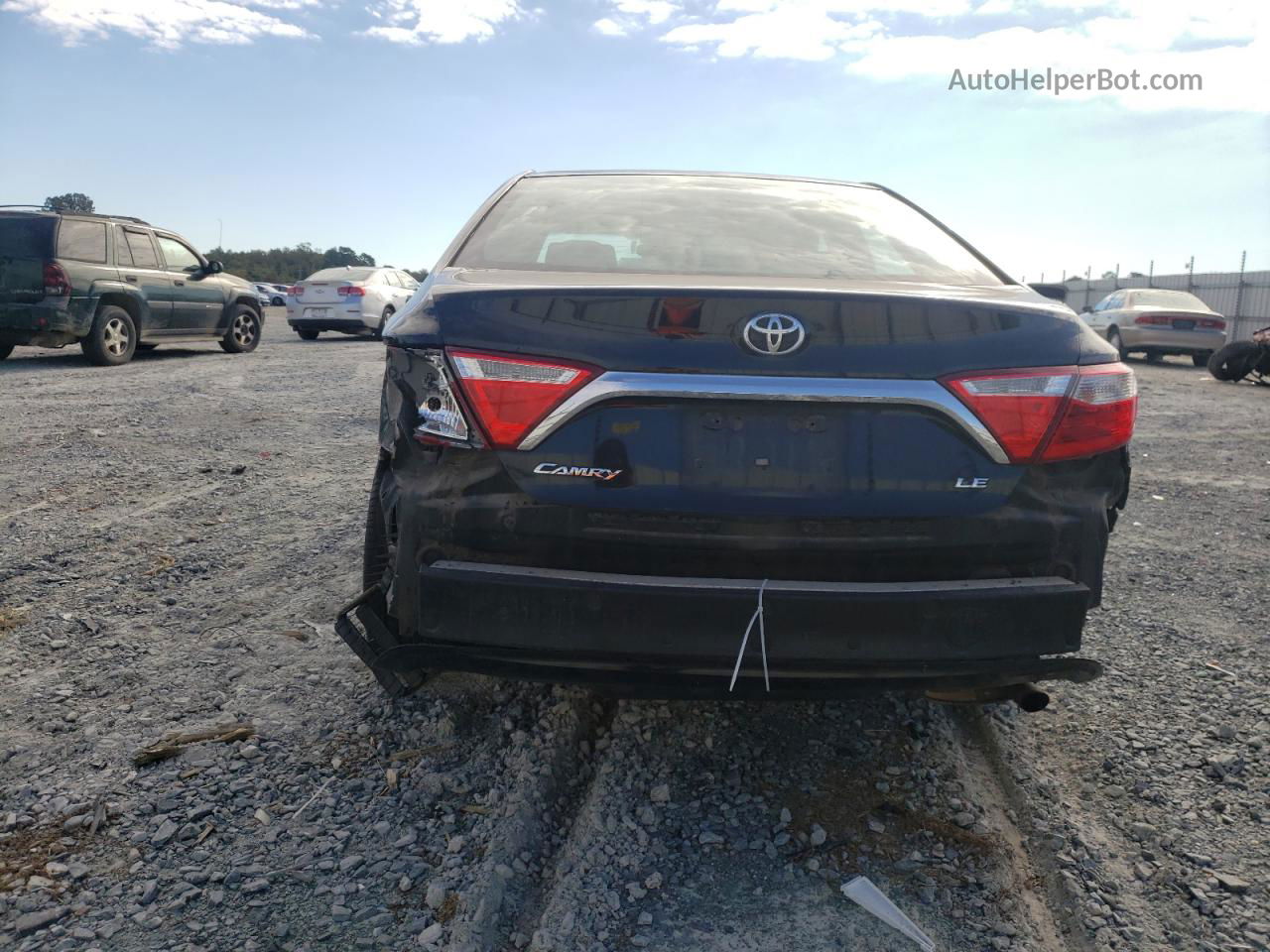 2016 Toyota Camry Le Black vin: 4T4BF1FK8GR542019