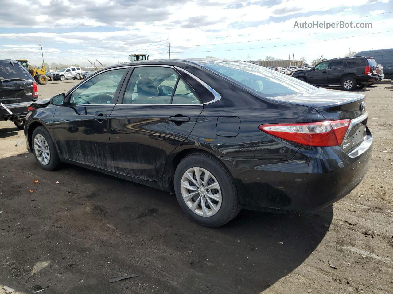 2016 Toyota Camry Le Черный vin: 4T4BF1FK8GR559936