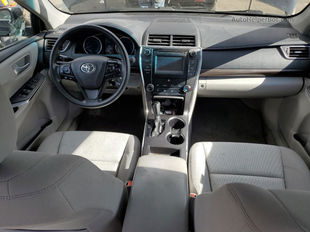 2016 Toyota Camry Le Черный vin: 4T4BF1FK8GR559936