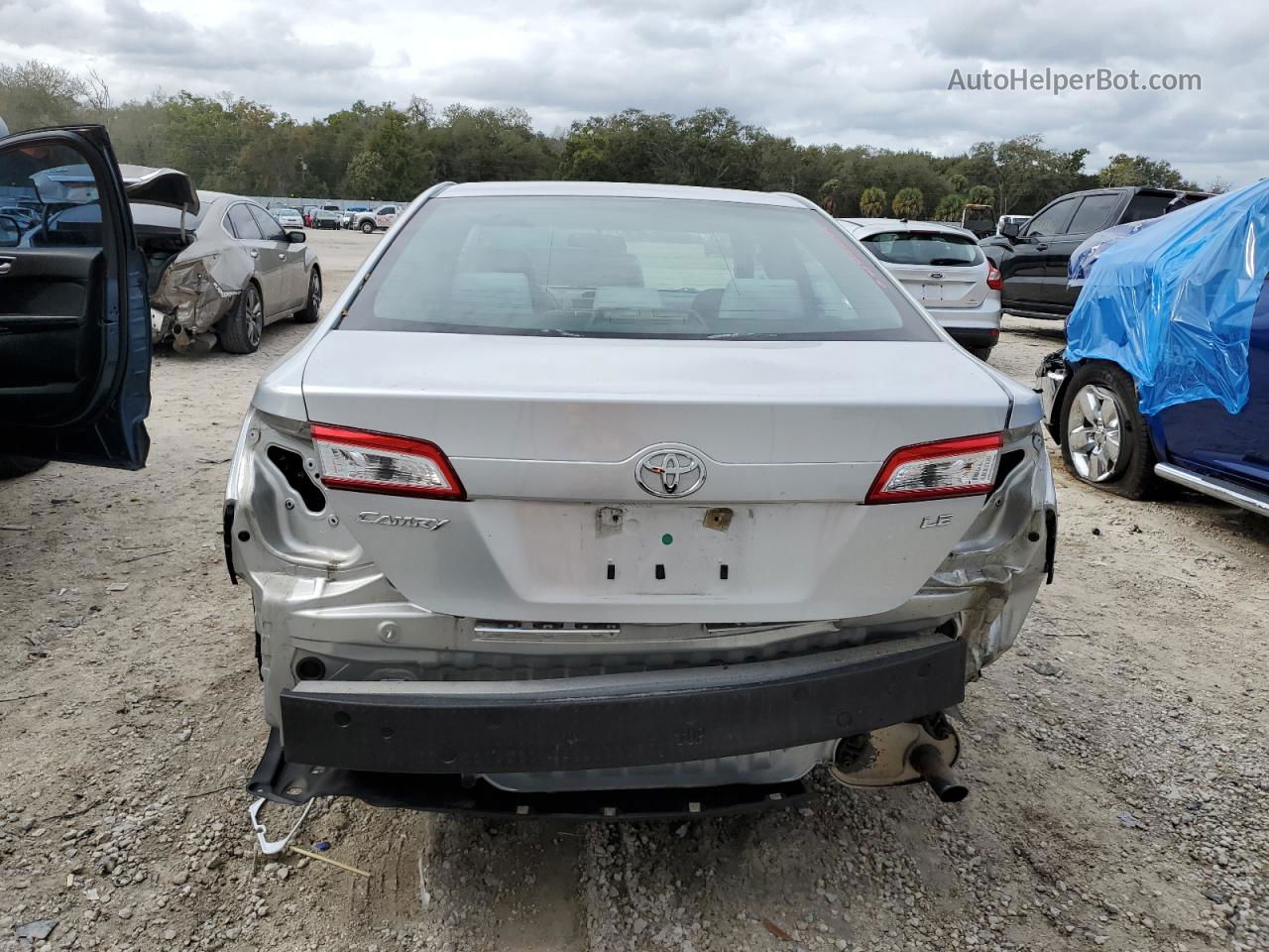 2012 Toyota Camry Base Silver vin: 4T4BF1FK9CR171818