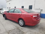 2012 Toyota Camry Base Red vin: 4T4BF1FK9CR184777