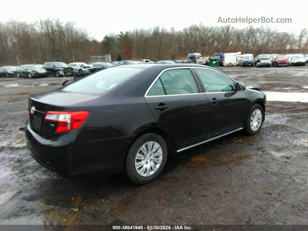 2012 Toyota Camry Le Black vin: 4T4BF1FK9CR187453